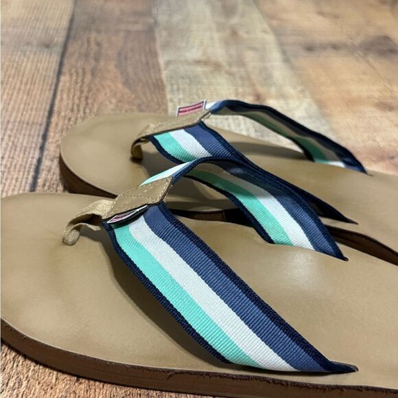 Vineyard Vines Men’s size 11 flip flops Grosgrain Ribbon‎ - Picture 9 of 12